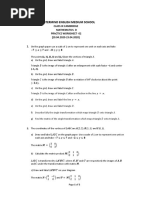 Mathematics D - 2