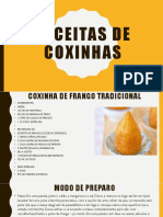 Receitas de Coxinhas