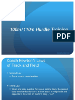 100m y 110m Hurdle Training