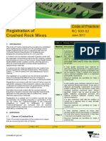 Code of Practice RC 50002 Registration of Crushed Rock Mix Designs July 2017 PDF