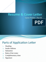 Cover Letter 