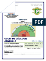 Cours de Geologie Generale