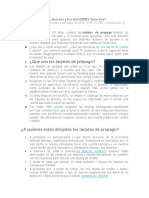 Tarjetas de Debito Como Medio de Pago