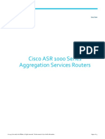 Cisco ASR 1000 Series Aggregation Services Routers: Data Sheet