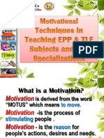 Motivational Techniques in Teaching TLE Courses Final