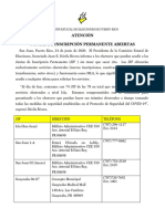 Juntas de Inscripción Permanente Abiertas