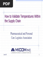 Cold Chain Validate Temperature - IsTA