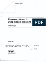 Pioneers 10 and 11 Deep Space Missions