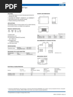 Pulse Transformers/SMD Type: Features Shapes and Dimensions