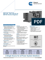 Diesel Powered Generating Sets 690 KW - 925 KW 60 HZ QST30 Series Engines