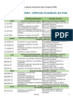 Liste Metier PDF