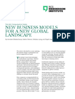 BCG New Business Models For A New Global Landscape