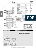 Rotary Actuators Rr-46 Flange Output Series Base Unit: RR-46 See Next Page