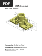 Cad/Cam Lab: Mid Term Project