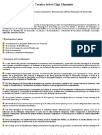 Procedimiento de Propuestas Comunales y Formulación Del Plan Municipal de Desarrollo