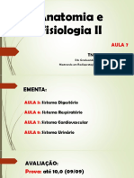 ANATOMIA E FISIOLOGIA - Aula 7