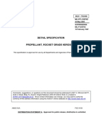 Detail Specification Propellant, Rocket Grade Kerosene