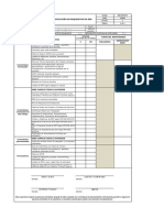 Check List de Verificación de Requisitos de SSO v03