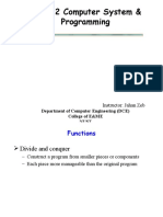 EC-102 Computer System & Programming: Instructor: Jahan Zeb