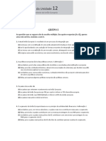 Economia A 11º - Teste Aval. Unidade 12 - Caderno de Apoio Ao Professor