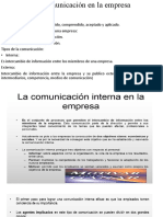 La Comunicación en La Empresa