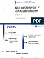 New Product Development of Biscuit For Toddlers and Preschoolers Using Human Centered Design Approach