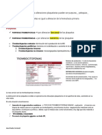 Trombocitopatias PDF