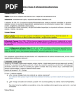 RespuestaCausas de La Independencia Latinoamericana