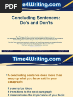 2 - # 3 WritingParagraphs - ConcludingSentence