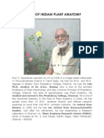 Father of Indian Plant Anatomy