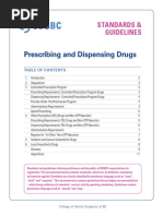 Prescribing and Dispensing Drugs: Standards & Guidelines