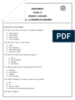 Class X Eng - Worksheet Ch-1 (Book2) May 08,2020