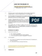 Illinois Test Procedure 4791: Flat and Elongated Particles in Coarse Aggregate