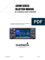 400W Series Installation Manual: Gps 400W, GNC 420W/420AW, and GNS 430W/430AW