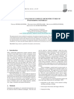 Image Based Analysis of Complex Microstructures of Engineering Materials