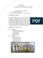 REPORTE #1 Quimica