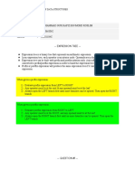 Name: Student No. Group: - Expression Tree - : Csc248 - Fundamentals of Data Structures Tree: Class Exercise