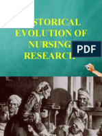 Historical Evolution of Nursing Research