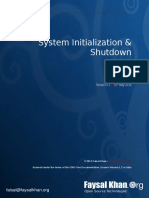 System Initialization & Shutdown