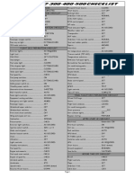 Boeing 737-300-400-500 Checklist