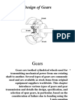 Design of Gears