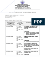 Department of Education: Name of Teacher: Albert Ian L. Casuga Division: Deped Makati Bureau/Service