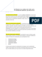 Educacion Ambiental Foro Evaluativo