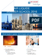 Air Liquide Summer School 2016