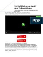 Ver Repelis 2020 El Infierno de Gabriel Pelicula Completa en Espanol Latino PDF