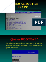 Ingreso Al Boot de Una PC