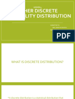 Other Discrete Probability Distribution: Lesson 5