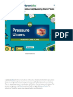 3 Pressure Ulcer (Bedsores) Nursing Care Plans - Nurseslabs