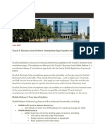 Oracle E-Business Suite Delivers Smartphone Apps Updates With Mobile Release 9