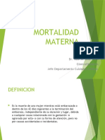 Mortalidad Materna